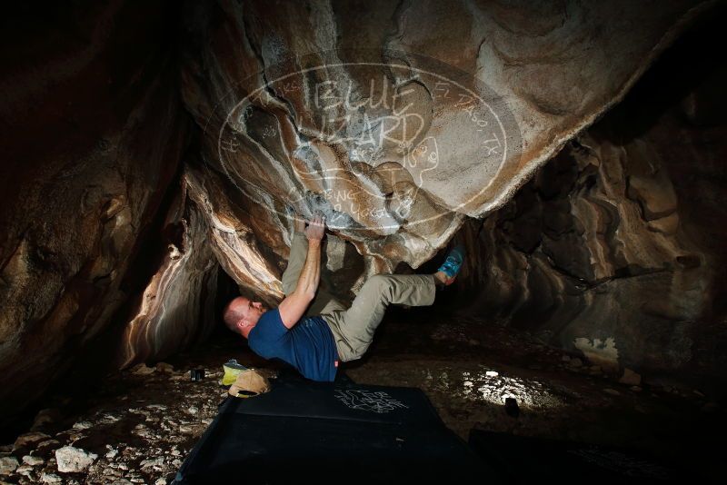 Bouldering in Hueco Tanks on 01/12/2019 with Blue Lizard Climbing and Yoga

Filename: SRM_20190112_1524200.jpg
Aperture: f/8.0
Shutter Speed: 1/250
Body: Canon EOS-1D Mark II
Lens: Canon EF 16-35mm f/2.8 L