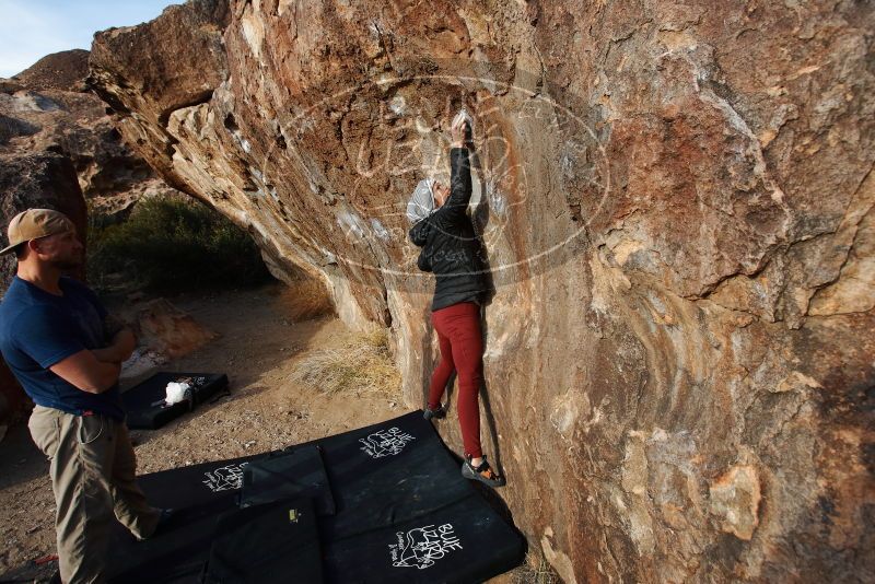 Bouldering in Hueco Tanks on 01/12/2019 with Blue Lizard Climbing and Yoga

Filename: SRM_20190112_1646520.jpg
Aperture: f/5.6
Shutter Speed: 1/160
Body: Canon EOS-1D Mark II
Lens: Canon EF 16-35mm f/2.8 L