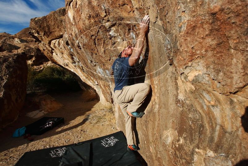 Bouldering in Hueco Tanks on 01/12/2019 with Blue Lizard Climbing and Yoga

Filename: SRM_20190112_1652580.jpg
Aperture: f/5.6
Shutter Speed: 1/800
Body: Canon EOS-1D Mark II
Lens: Canon EF 16-35mm f/2.8 L