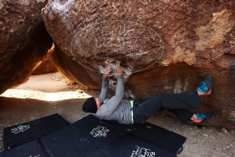 Bouldering in Hueco Tanks on 01/13/2019 with Blue Lizard Climbing and Yoga

Filename: SRM_20190113_1047380.jpg
Aperture: f/4.0
Shutter Speed: 1/320
Body: Canon EOS-1D Mark II
Lens: Canon EF 16-35mm f/2.8 L