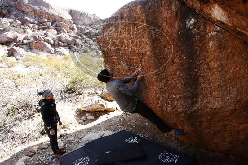 Bouldering in Hueco Tanks on 01/13/2019 with Blue Lizard Climbing and Yoga

Filename: SRM_20190113_1111200.jpg
Aperture: f/5.6
Shutter Speed: 1/320
Body: Canon EOS-1D Mark II
Lens: Canon EF 16-35mm f/2.8 L