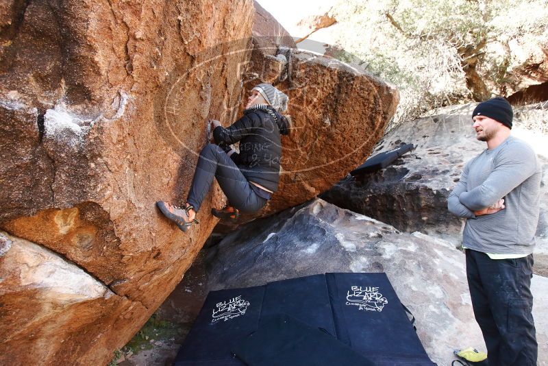 Bouldering in Hueco Tanks on 01/13/2019 with Blue Lizard Climbing and Yoga

Filename: SRM_20190113_1112000.jpg
Aperture: f/5.6
Shutter Speed: 1/125
Body: Canon EOS-1D Mark II
Lens: Canon EF 16-35mm f/2.8 L