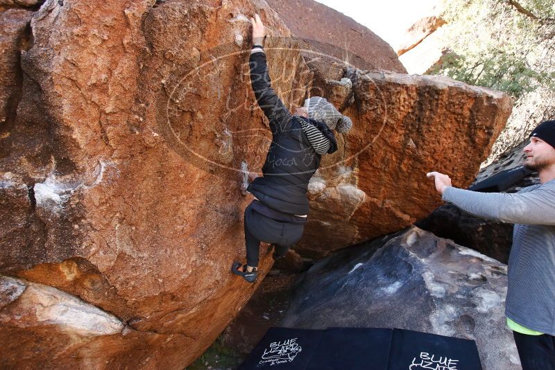 Bouldering in Hueco Tanks on 01/13/2019 with Blue Lizard Climbing and Yoga

Filename: SRM_20190113_1116290.jpg
Aperture: f/4.5
Shutter Speed: 1/250
Body: Canon EOS-1D Mark II
Lens: Canon EF 16-35mm f/2.8 L