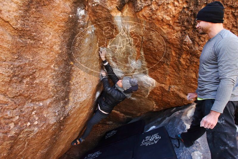 Bouldering in Hueco Tanks on 01/13/2019 with Blue Lizard Climbing and Yoga

Filename: SRM_20190113_1140580.jpg
Aperture: f/5.0
Shutter Speed: 1/250
Body: Canon EOS-1D Mark II
Lens: Canon EF 16-35mm f/2.8 L