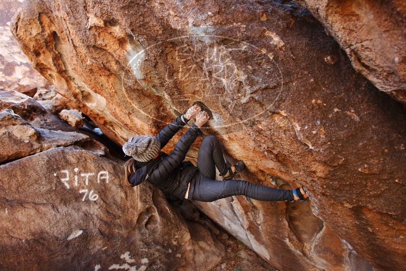 Bouldering in Hueco Tanks on 01/13/2019 with Blue Lizard Climbing and Yoga

Filename: SRM_20190113_1220400.jpg
Aperture: f/3.2
Shutter Speed: 1/500
Body: Canon EOS-1D Mark II
Lens: Canon EF 16-35mm f/2.8 L