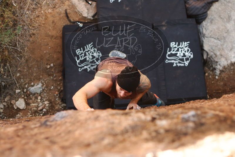 Bouldering in Hueco Tanks on 01/13/2019 with Blue Lizard Climbing and Yoga

Filename: SRM_20190113_1247090.jpg
Aperture: f/2.8
Shutter Speed: 1/400
Body: Canon EOS-1D Mark II
Lens: Canon EF 50mm f/1.8 II