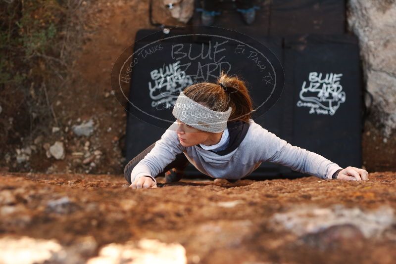 Bouldering in Hueco Tanks on 01/13/2019 with Blue Lizard Climbing and Yoga

Filename: SRM_20190113_1254520.jpg
Aperture: f/2.8
Shutter Speed: 1/800
Body: Canon EOS-1D Mark II
Lens: Canon EF 50mm f/1.8 II