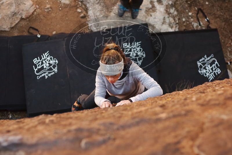 Bouldering in Hueco Tanks on 01/13/2019 with Blue Lizard Climbing and Yoga

Filename: SRM_20190113_1301540.jpg
Aperture: f/2.8
Shutter Speed: 1/800
Body: Canon EOS-1D Mark II
Lens: Canon EF 50mm f/1.8 II