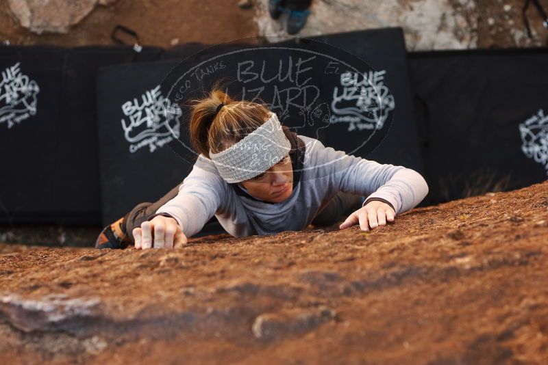 Bouldering in Hueco Tanks on 01/13/2019 with Blue Lizard Climbing and Yoga

Filename: SRM_20190113_1302470.jpg
Aperture: f/4.0
Shutter Speed: 1/400
Body: Canon EOS-1D Mark II
Lens: Canon EF 50mm f/1.8 II