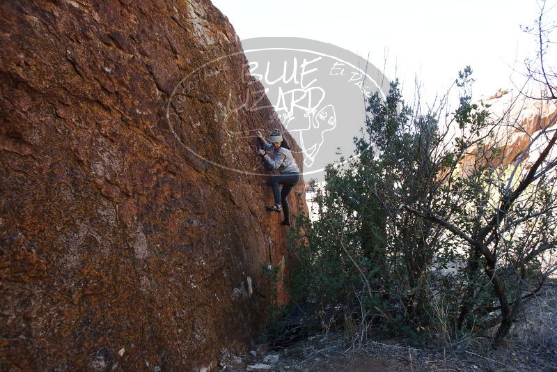 Bouldering in Hueco Tanks on 01/13/2019 with Blue Lizard Climbing and Yoga

Filename: SRM_20190113_1330070.jpg
Aperture: f/5.6
Shutter Speed: 1/250
Body: Canon EOS-1D Mark II
Lens: Canon EF 16-35mm f/2.8 L