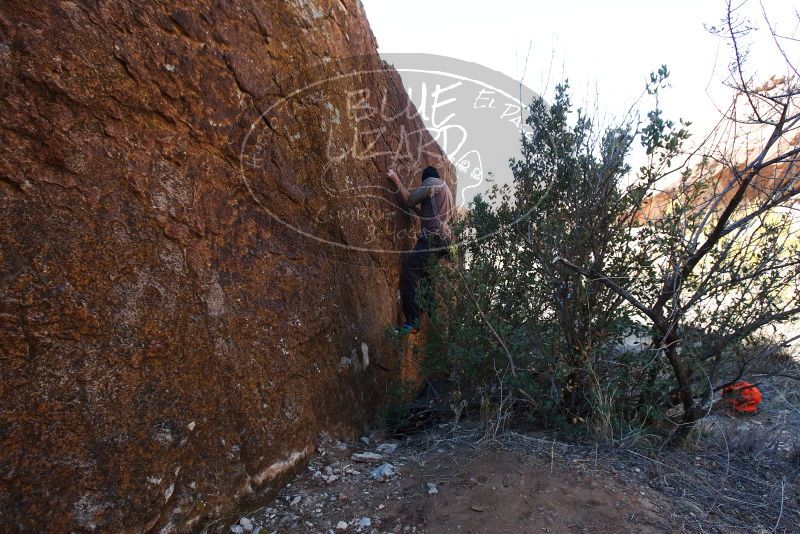 Bouldering in Hueco Tanks on 01/13/2019 with Blue Lizard Climbing and Yoga

Filename: SRM_20190113_1334430.jpg
Aperture: f/5.6
Shutter Speed: 1/250
Body: Canon EOS-1D Mark II
Lens: Canon EF 16-35mm f/2.8 L