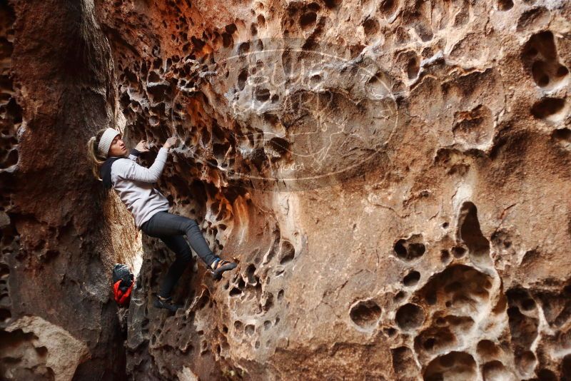 Bouldering in Hueco Tanks on 01/13/2019 with Blue Lizard Climbing and Yoga

Filename: SRM_20190113_1618400.jpg
Aperture: f/2.8
Shutter Speed: 1/100
Body: Canon EOS-1D Mark II
Lens: Canon EF 50mm f/1.8 II