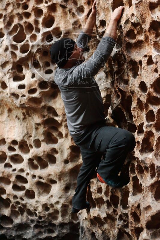 Bouldering in Hueco Tanks on 01/13/2019 with Blue Lizard Climbing and Yoga

Filename: SRM_20190113_1620050.jpg
Aperture: f/2.8
Shutter Speed: 1/100
Body: Canon EOS-1D Mark II
Lens: Canon EF 50mm f/1.8 II