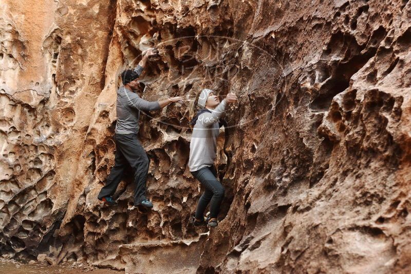 Bouldering in Hueco Tanks on 01/13/2019 with Blue Lizard Climbing and Yoga

Filename: SRM_20190113_1621230.jpg
Aperture: f/4.0
Shutter Speed: 1/40
Body: Canon EOS-1D Mark II
Lens: Canon EF 50mm f/1.8 II