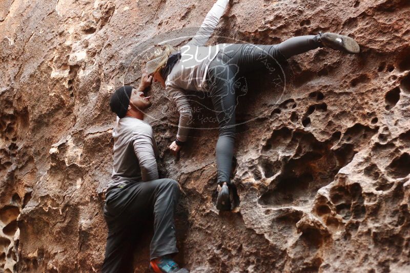 Bouldering in Hueco Tanks on 01/13/2019 with Blue Lizard Climbing and Yoga

Filename: SRM_20190113_1622270.jpg
Aperture: f/2.8
Shutter Speed: 1/60
Body: Canon EOS-1D Mark II
Lens: Canon EF 50mm f/1.8 II