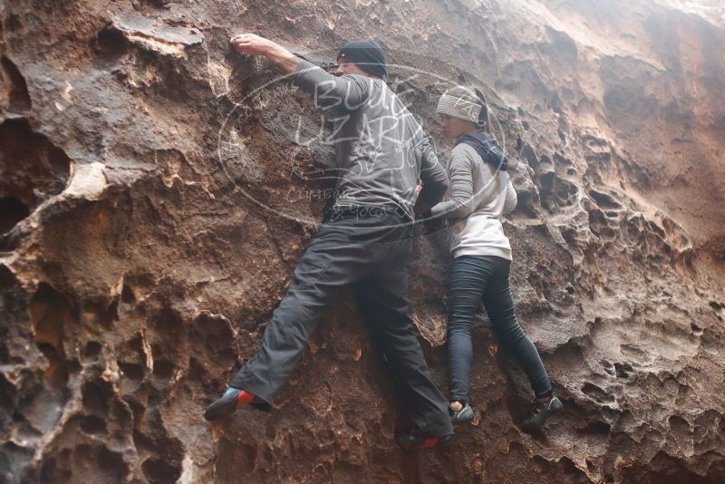 Bouldering in Hueco Tanks on 01/13/2019 with Blue Lizard Climbing and Yoga

Filename: SRM_20190113_1623380.jpg
Aperture: f/2.8
Shutter Speed: 1/80
Body: Canon EOS-1D Mark II
Lens: Canon EF 50mm f/1.8 II