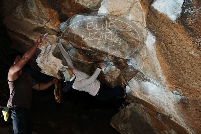 Bouldering in Hueco Tanks on 01/13/2019 with Blue Lizard Climbing and Yoga

Filename: SRM_20190113_1736160.jpg
Aperture: f/8.0
Shutter Speed: 1/250
Body: Canon EOS-1D Mark II
Lens: Canon EF 16-35mm f/2.8 L