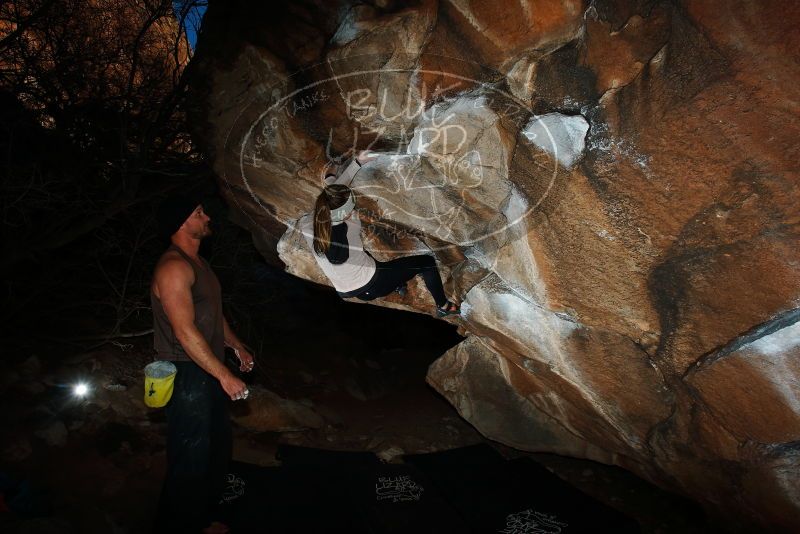 Bouldering in Hueco Tanks on 01/13/2019 with Blue Lizard Climbing and Yoga

Filename: SRM_20190113_1737410.jpg
Aperture: f/8.0
Shutter Speed: 1/250
Body: Canon EOS-1D Mark II
Lens: Canon EF 16-35mm f/2.8 L