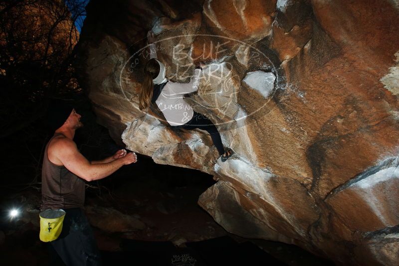 Bouldering in Hueco Tanks on 01/13/2019 with Blue Lizard Climbing and Yoga

Filename: SRM_20190113_1737500.jpg
Aperture: f/8.0
Shutter Speed: 1/250
Body: Canon EOS-1D Mark II
Lens: Canon EF 16-35mm f/2.8 L