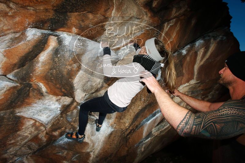 Bouldering in Hueco Tanks on 01/13/2019 with Blue Lizard Climbing and Yoga

Filename: SRM_20190113_1752370.jpg
Aperture: f/8.0
Shutter Speed: 1/250
Body: Canon EOS-1D Mark II
Lens: Canon EF 16-35mm f/2.8 L