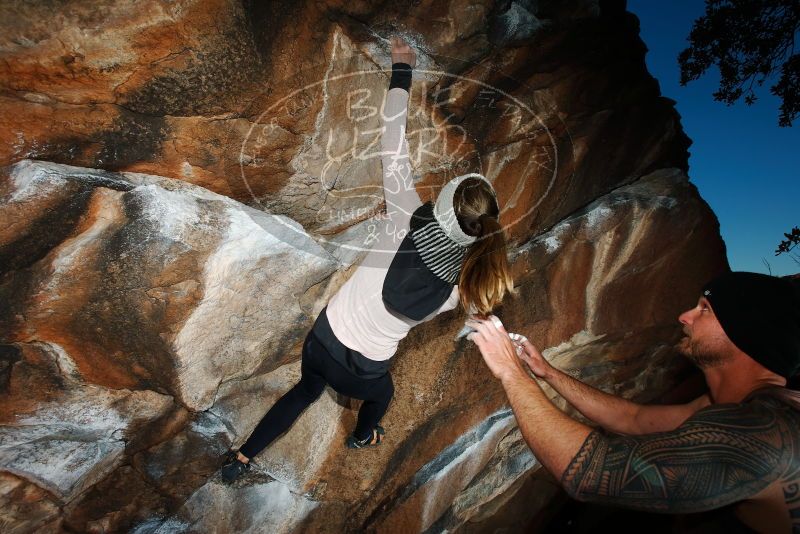 Bouldering in Hueco Tanks on 01/13/2019 with Blue Lizard Climbing and Yoga

Filename: SRM_20190113_1752390.jpg
Aperture: f/8.0
Shutter Speed: 1/250
Body: Canon EOS-1D Mark II
Lens: Canon EF 16-35mm f/2.8 L