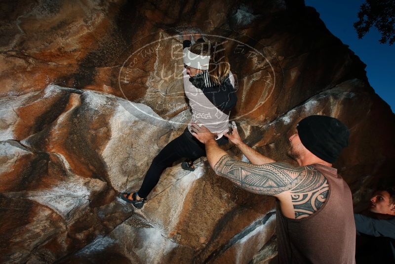 Bouldering in Hueco Tanks on 01/13/2019 with Blue Lizard Climbing and Yoga

Filename: SRM_20190113_1752460.jpg
Aperture: f/8.0
Shutter Speed: 1/250
Body: Canon EOS-1D Mark II
Lens: Canon EF 16-35mm f/2.8 L