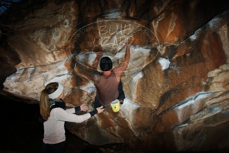 Bouldering in Hueco Tanks on 01/13/2019 with Blue Lizard Climbing and Yoga

Filename: SRM_20190113_1756120.jpg
Aperture: f/8.0
Shutter Speed: 1/250
Body: Canon EOS-1D Mark II
Lens: Canon EF 16-35mm f/2.8 L