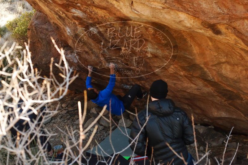 Bouldering in Hueco Tanks on 01/14/2019 with Blue Lizard Climbing and Yoga

Filename: SRM_20190114_1122390.jpg
Aperture: f/4.0
Shutter Speed: 1/250
Body: Canon EOS-1D Mark II
Lens: Canon EF 50mm f/1.8 II