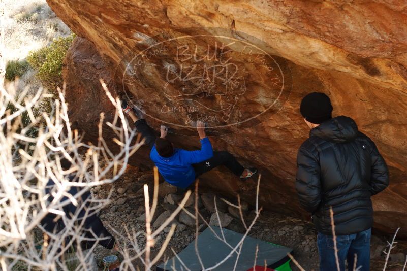 Bouldering in Hueco Tanks on 01/14/2019 with Blue Lizard Climbing and Yoga

Filename: SRM_20190114_1122400.jpg
Aperture: f/4.0
Shutter Speed: 1/250
Body: Canon EOS-1D Mark II
Lens: Canon EF 50mm f/1.8 II