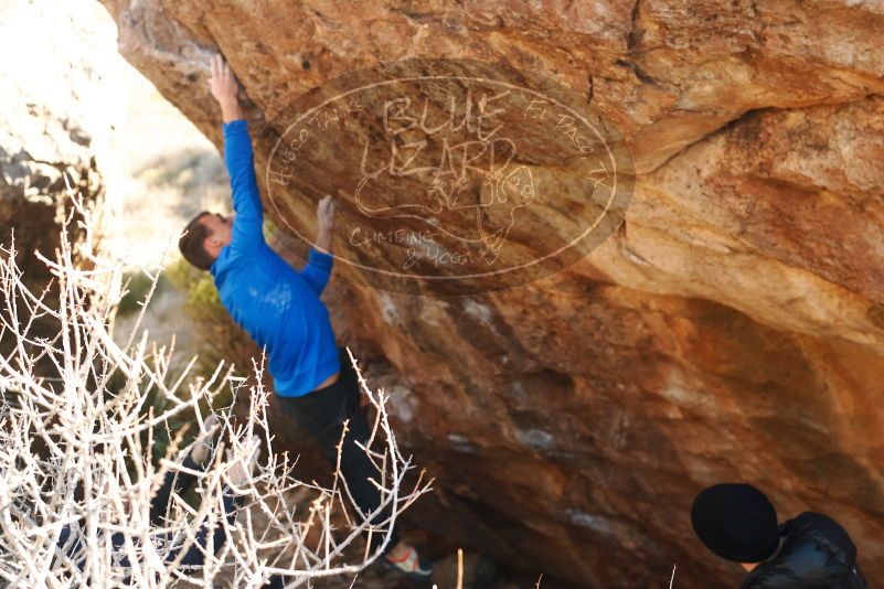 Bouldering in Hueco Tanks on 01/14/2019 with Blue Lizard Climbing and Yoga

Filename: SRM_20190114_1123160.jpg
Aperture: f/4.0
Shutter Speed: 1/250
Body: Canon EOS-1D Mark II
Lens: Canon EF 50mm f/1.8 II