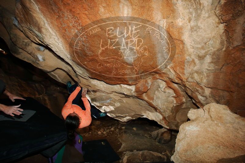 Bouldering in Hueco Tanks on 01/14/2019 with Blue Lizard Climbing and Yoga

Filename: SRM_20190114_1257460.jpg
Aperture: f/8.0
Shutter Speed: 1/250
Body: Canon EOS-1D Mark II
Lens: Canon EF 16-35mm f/2.8 L