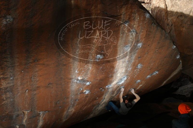 Bouldering in Hueco Tanks on 01/14/2019 with Blue Lizard Climbing and Yoga

Filename: SRM_20190114_1557190.jpg
Aperture: f/5.6
Shutter Speed: 1/250
Body: Canon EOS-1D Mark II
Lens: Canon EF 16-35mm f/2.8 L