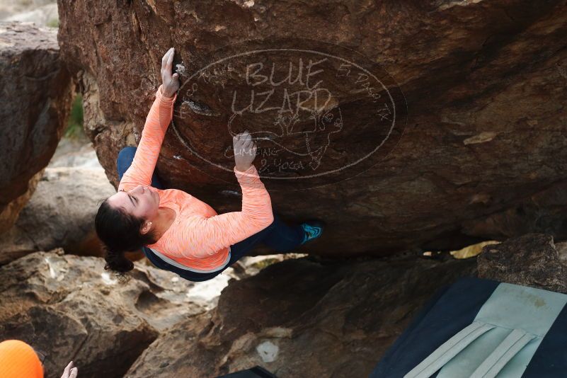 Bouldering in Hueco Tanks on 01/14/2019 with Blue Lizard Climbing and Yoga

Filename: SRM_20190114_1703050.jpg
Aperture: f/3.5
Shutter Speed: 1/250
Body: Canon EOS-1D Mark II
Lens: Canon EF 50mm f/1.8 II