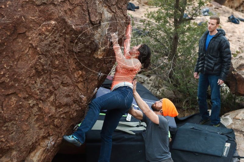 Bouldering in Hueco Tanks on 01/14/2019 with Blue Lizard Climbing and Yoga

Filename: SRM_20190114_1710410.jpg
Aperture: f/3.5
Shutter Speed: 1/250
Body: Canon EOS-1D Mark II
Lens: Canon EF 50mm f/1.8 II