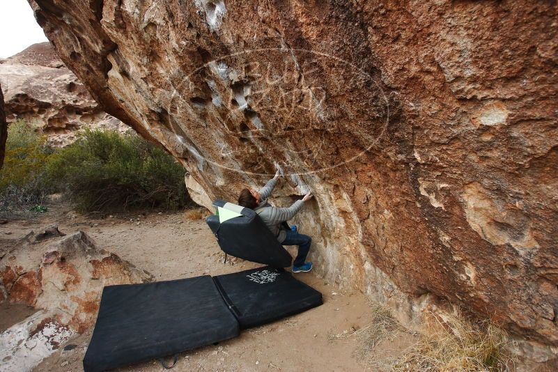 Bouldering in Hueco Tanks on 01/14/2019 with Blue Lizard Climbing and Yoga

Filename: SRM_20190114_1738570.jpg
Aperture: f/5.0
Shutter Speed: 1/200
Body: Canon EOS-1D Mark II
Lens: Canon EF 16-35mm f/2.8 L