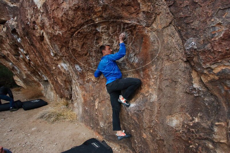 Bouldering in Hueco Tanks on 01/14/2019 with Blue Lizard Climbing and Yoga

Filename: SRM_20190114_1758140.jpg
Aperture: f/4.0
Shutter Speed: 1/250
Body: Canon EOS-1D Mark II
Lens: Canon EF 16-35mm f/2.8 L