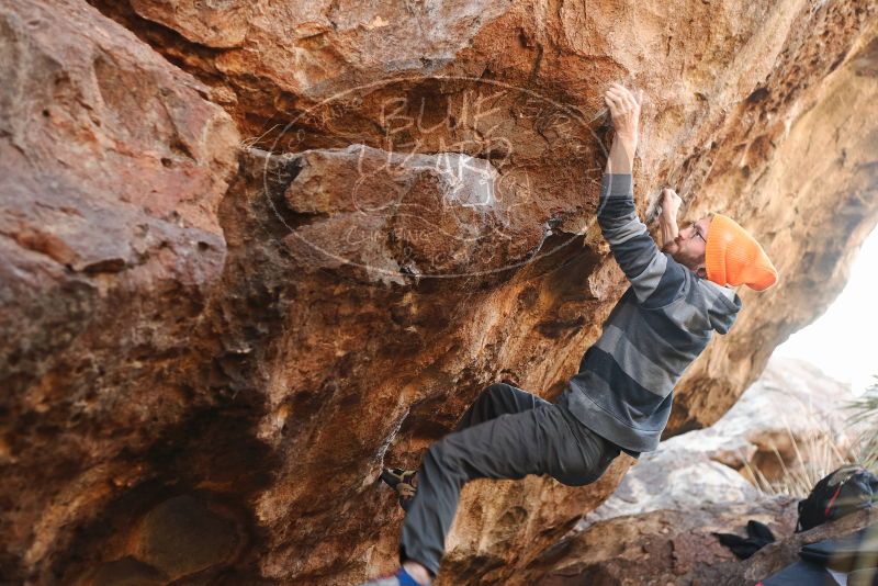 Bouldering in Hueco Tanks on 01/14/2019 with Blue Lizard Climbing and Yoga

Filename: SRM_20190114_1107520.jpg
Aperture: f/2.8
Shutter Speed: 1/250
Body: Canon EOS-1D Mark II
Lens: Canon EF 50mm f/1.8 II