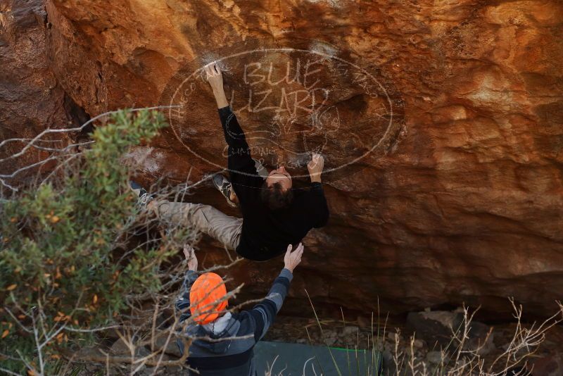 Bouldering in Hueco Tanks on 01/14/2019 with Blue Lizard Climbing and Yoga

Filename: SRM_20190114_1128000.jpg
Aperture: f/4.0
Shutter Speed: 1/250
Body: Canon EOS-1D Mark II
Lens: Canon EF 50mm f/1.8 II