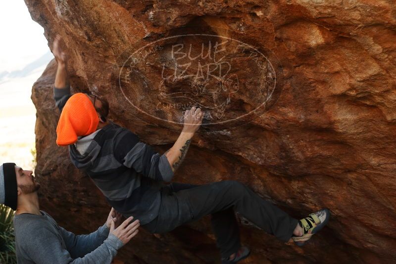 Bouldering in Hueco Tanks on 01/14/2019 with Blue Lizard Climbing and Yoga

Filename: SRM_20190114_1132000.jpg
Aperture: f/4.0
Shutter Speed: 1/250
Body: Canon EOS-1D Mark II
Lens: Canon EF 50mm f/1.8 II