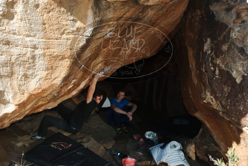 Bouldering in Hueco Tanks on 01/14/2019 with Blue Lizard Climbing and Yoga

Filename: SRM_20190114_1249150.jpg
Aperture: f/5.6
Shutter Speed: 1/250
Body: Canon EOS-1D Mark II
Lens: Canon EF 50mm f/1.8 II