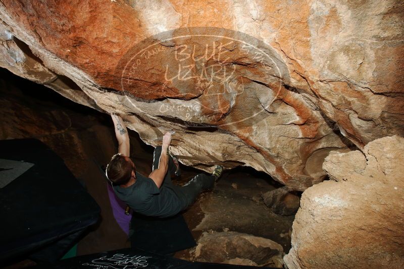 Bouldering in Hueco Tanks on 01/14/2019 with Blue Lizard Climbing and Yoga

Filename: SRM_20190114_1258200.jpg
Aperture: f/8.0
Shutter Speed: 1/250
Body: Canon EOS-1D Mark II
Lens: Canon EF 16-35mm f/2.8 L