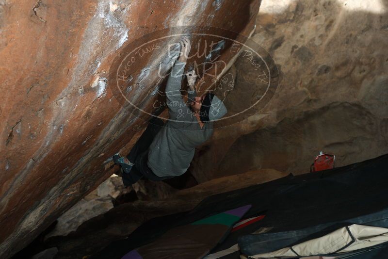 Bouldering in Hueco Tanks on 01/14/2019 with Blue Lizard Climbing and Yoga

Filename: SRM_20190114_1534580.jpg
Aperture: f/4.0
Shutter Speed: 1/250
Body: Canon EOS-1D Mark II
Lens: Canon EF 50mm f/1.8 II