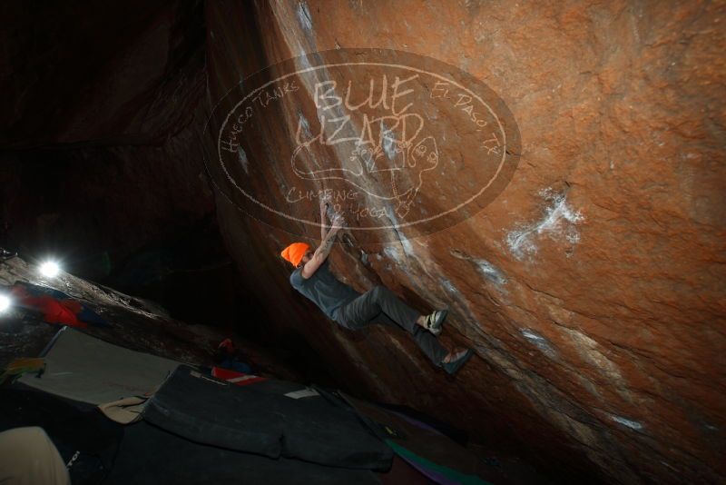 Bouldering in Hueco Tanks on 01/14/2019 with Blue Lizard Climbing and Yoga

Filename: SRM_20190114_1609270.jpg
Aperture: f/5.6
Shutter Speed: 1/250
Body: Canon EOS-1D Mark II
Lens: Canon EF 16-35mm f/2.8 L