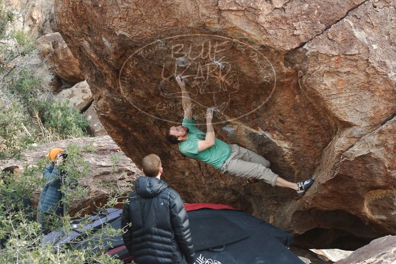 Bouldering in Hueco Tanks on 01/14/2019 with Blue Lizard Climbing and Yoga

Filename: SRM_20190114_1634010.jpg
Aperture: f/5.0
Shutter Speed: 1/250
Body: Canon EOS-1D Mark II
Lens: Canon EF 50mm f/1.8 II