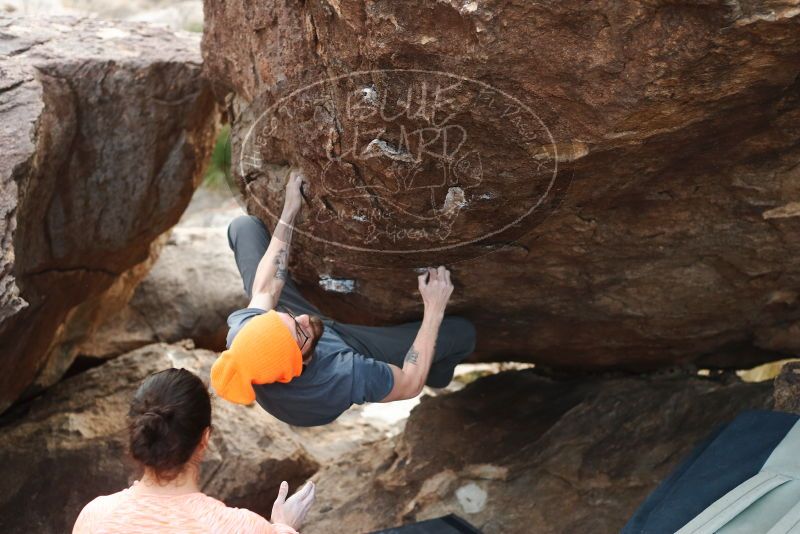 Bouldering in Hueco Tanks on 01/14/2019 with Blue Lizard Climbing and Yoga

Filename: SRM_20190114_1704190.jpg
Aperture: f/3.2
Shutter Speed: 1/250
Body: Canon EOS-1D Mark II
Lens: Canon EF 50mm f/1.8 II