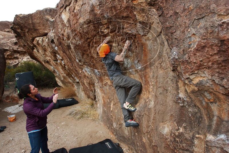 Bouldering in Hueco Tanks on 01/14/2019 with Blue Lizard Climbing and Yoga

Filename: SRM_20190114_1740230.jpg
Aperture: f/5.6
Shutter Speed: 1/200
Body: Canon EOS-1D Mark II
Lens: Canon EF 16-35mm f/2.8 L