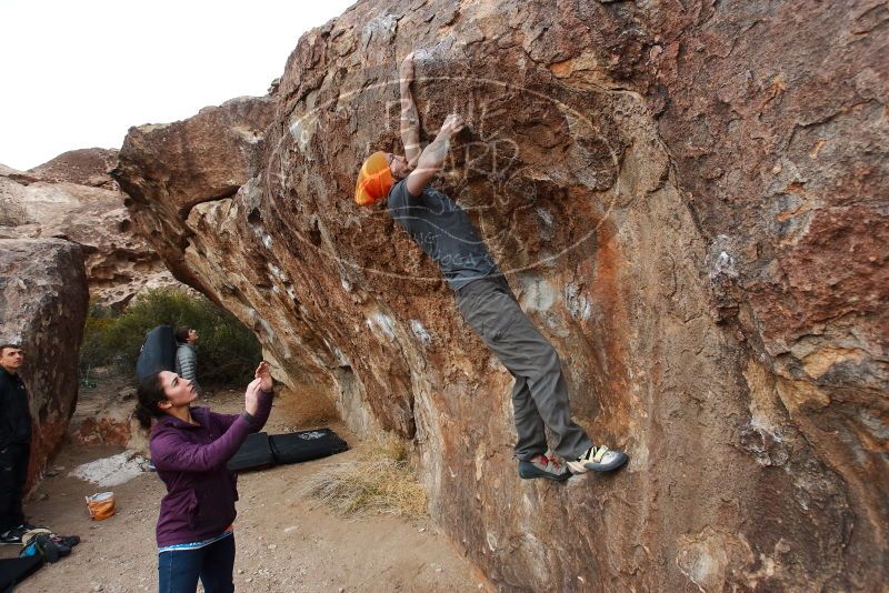 Bouldering in Hueco Tanks on 01/14/2019 with Blue Lizard Climbing and Yoga

Filename: SRM_20190114_1740280.jpg
Aperture: f/5.6
Shutter Speed: 1/200
Body: Canon EOS-1D Mark II
Lens: Canon EF 16-35mm f/2.8 L