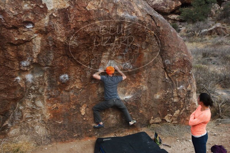 Bouldering in Hueco Tanks on 01/14/2019 with Blue Lizard Climbing and Yoga

Filename: SRM_20190114_1751530.jpg
Aperture: f/5.6
Shutter Speed: 1/250
Body: Canon EOS-1D Mark II
Lens: Canon EF 16-35mm f/2.8 L