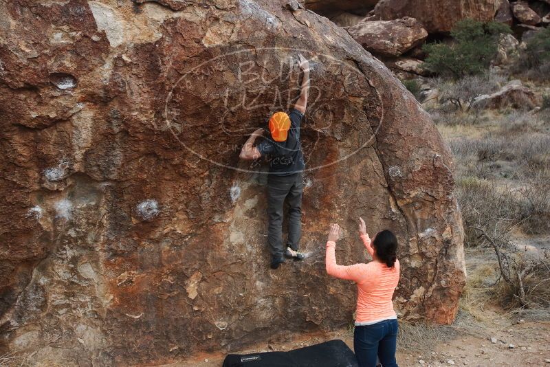 Bouldering in Hueco Tanks on 01/14/2019 with Blue Lizard Climbing and Yoga

Filename: SRM_20190114_1752050.jpg
Aperture: f/5.0
Shutter Speed: 1/250
Body: Canon EOS-1D Mark II
Lens: Canon EF 16-35mm f/2.8 L