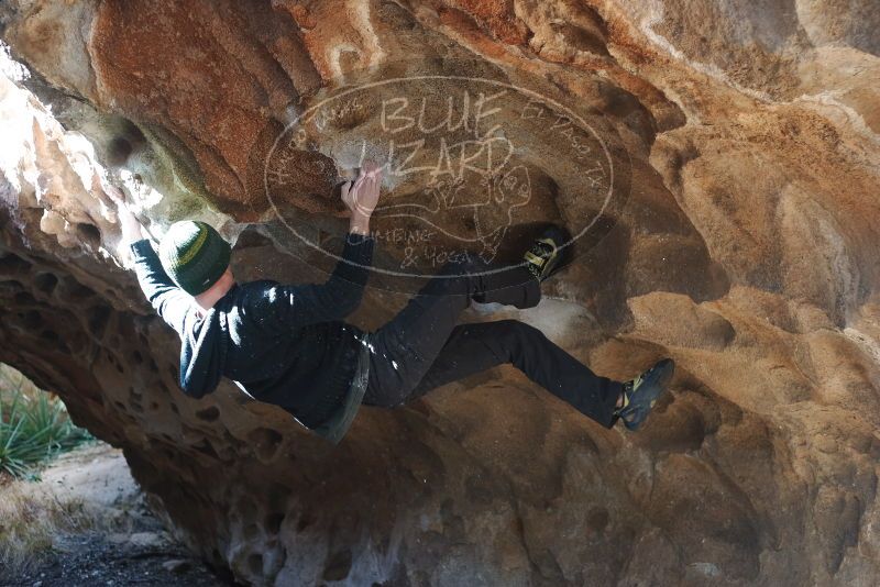 Bouldering in Hueco Tanks on 01/18/2019 with Blue Lizard Climbing and Yoga

Filename: SRM_20190118_1309580.jpg
Aperture: f/2.8
Shutter Speed: 1/200
Body: Canon EOS-1D Mark II
Lens: Canon EF 50mm f/1.8 II